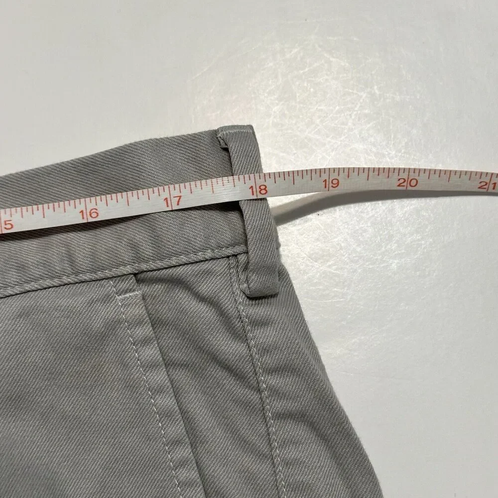 PETER MILLAR Pants Mens Size 36x36 Crown Pilot Flat Front MTN Gray Golf Trouser